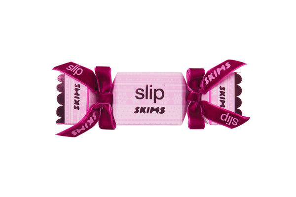 Slip x Skims Trio Scrunchie Cracker - Bubblegum Bow Fairisle