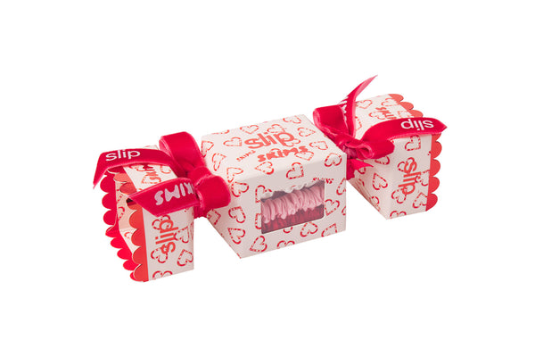 Slip x Skims Trio Scrunchie Cracker - CB Candy Heart Print