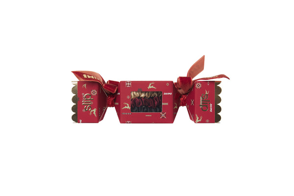 Slip x Skims Trio Scrunchie Cracker - Cranberry Vintage Deer Print