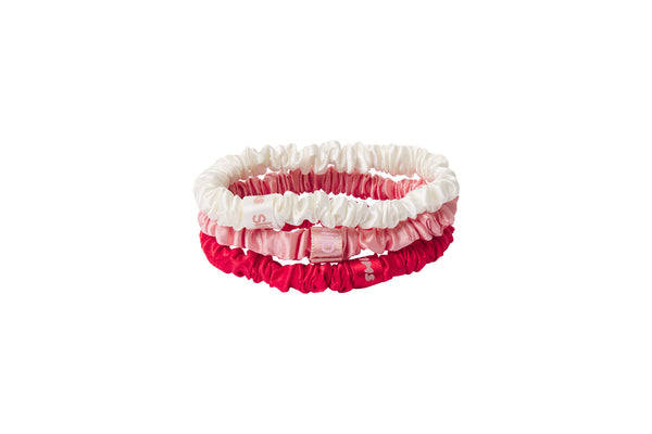 Slip x Skims Trio Scrunchie Cracker - CB Candy Heart Print