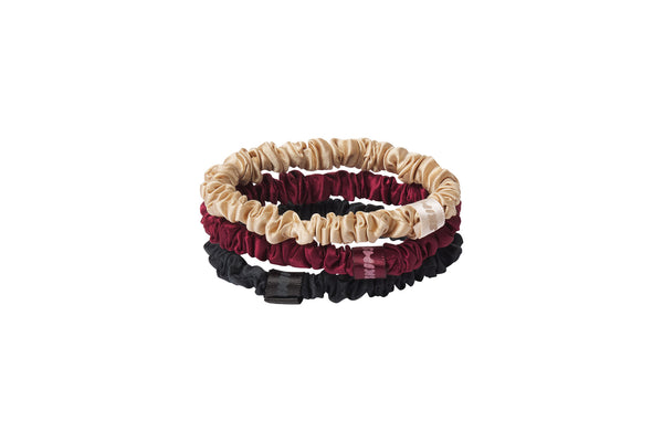 Slip x Skims Trio Scrunchie Cracker - Cranberry Vintage Deer Print