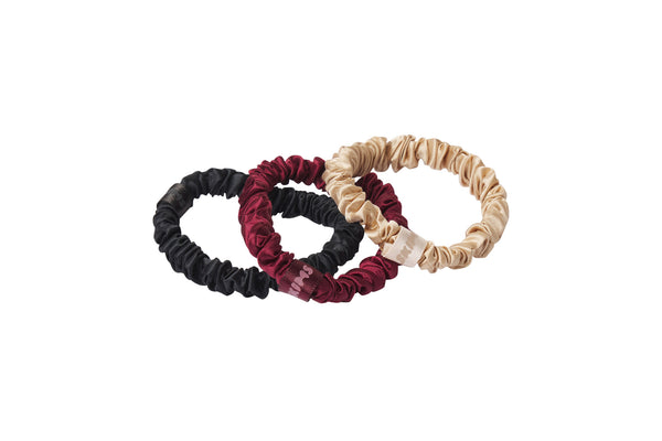 Slip x Skims Trio Scrunchie Cracker - Cranberry Vintage Deer Print