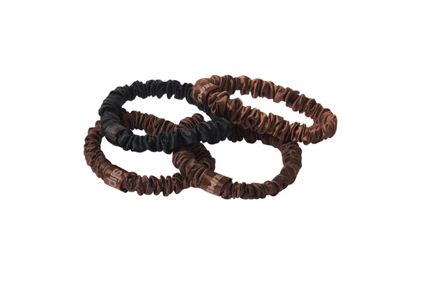 Slip x Skims Skinny Scrunchies - Deep