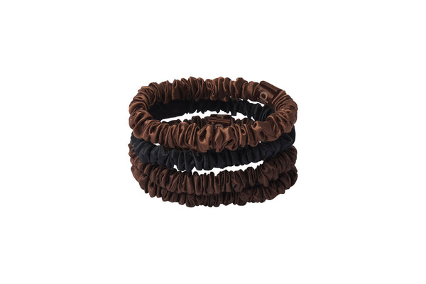 Slip x Skims Skinny Scrunchies - Deep