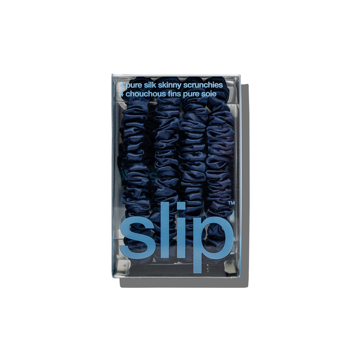 Back to School Navy Skinny Scrunchies – Slip
