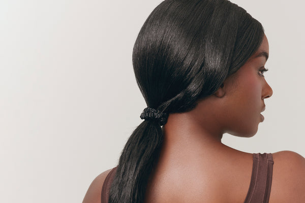 BACK TO BASICS BLACK SKINNY SCRUNCHIES