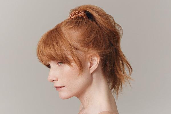 BACK TO BASICS COPPER SKINNY SCRUNCHIES