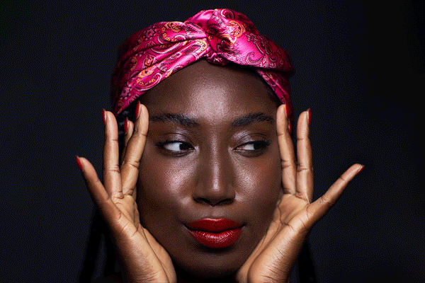 slip x alice + olivia Spring Time Hair Wrap