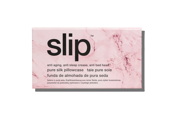 Pink Marble King Zippered Pillowcase