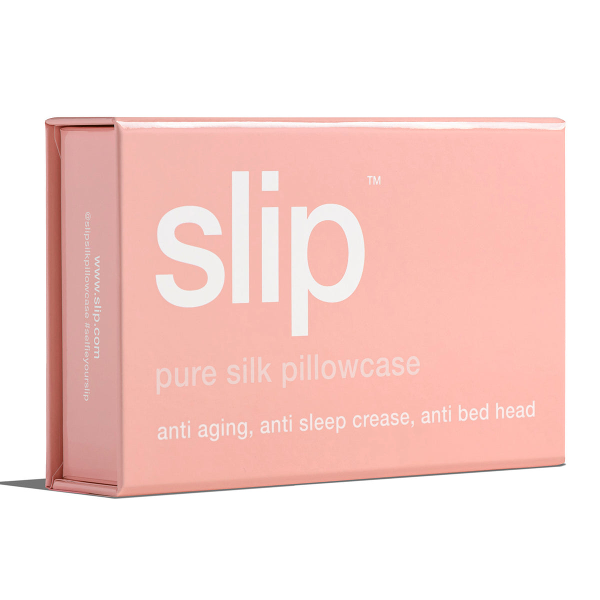 Pink Silk Pillowcase - Standard