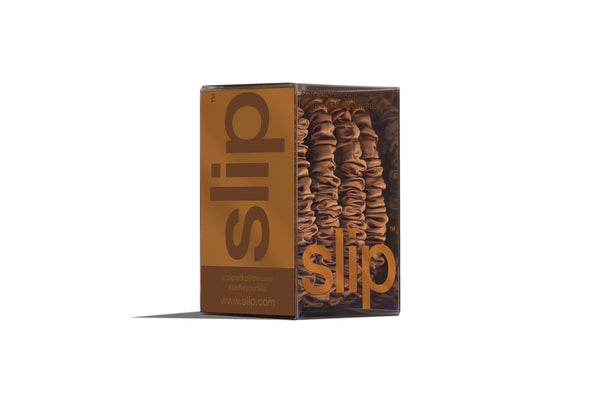 BACK TO BASICS COPPER SKINNY SCRUNCHIES