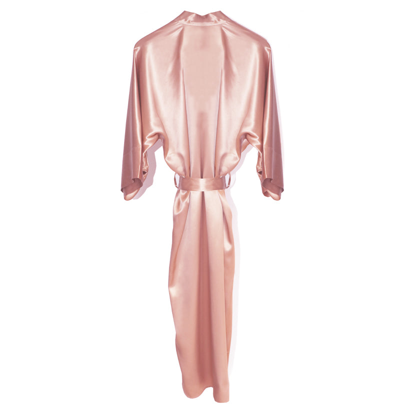 Pink Long Robe – Slip