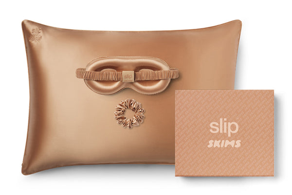 Slip Silk Pillowcase and Scrunchie Set. NIB Silk Sleep Set - Silk Cap, Scrunchie, Pillowcase main image 3
