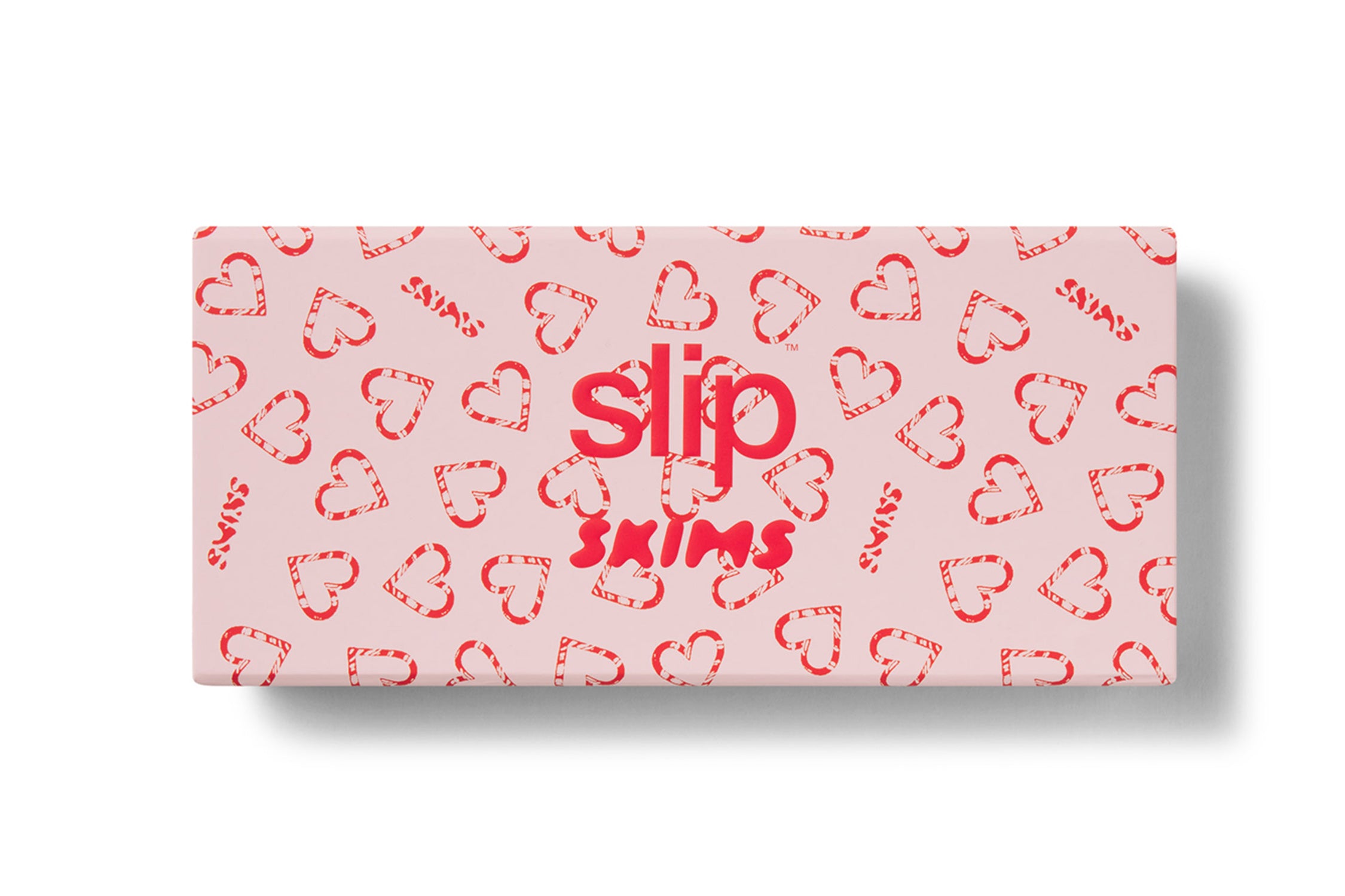 slip シルクアイマスク LOVE IS LOVE Slip x Skims Contour Sleep Mask - CB Candy Heart Print