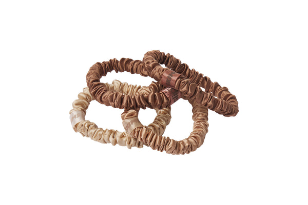 Slip x Skims Skinny Scrunchies - Fair