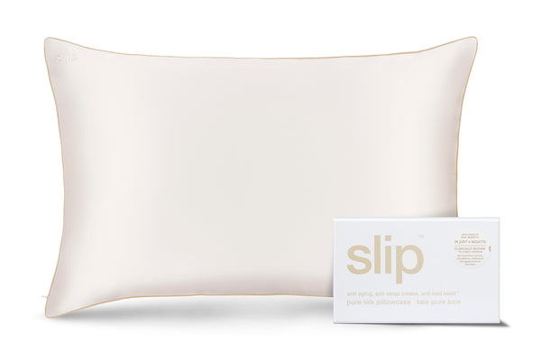 White Blonde Queen Zippered Pillowcase