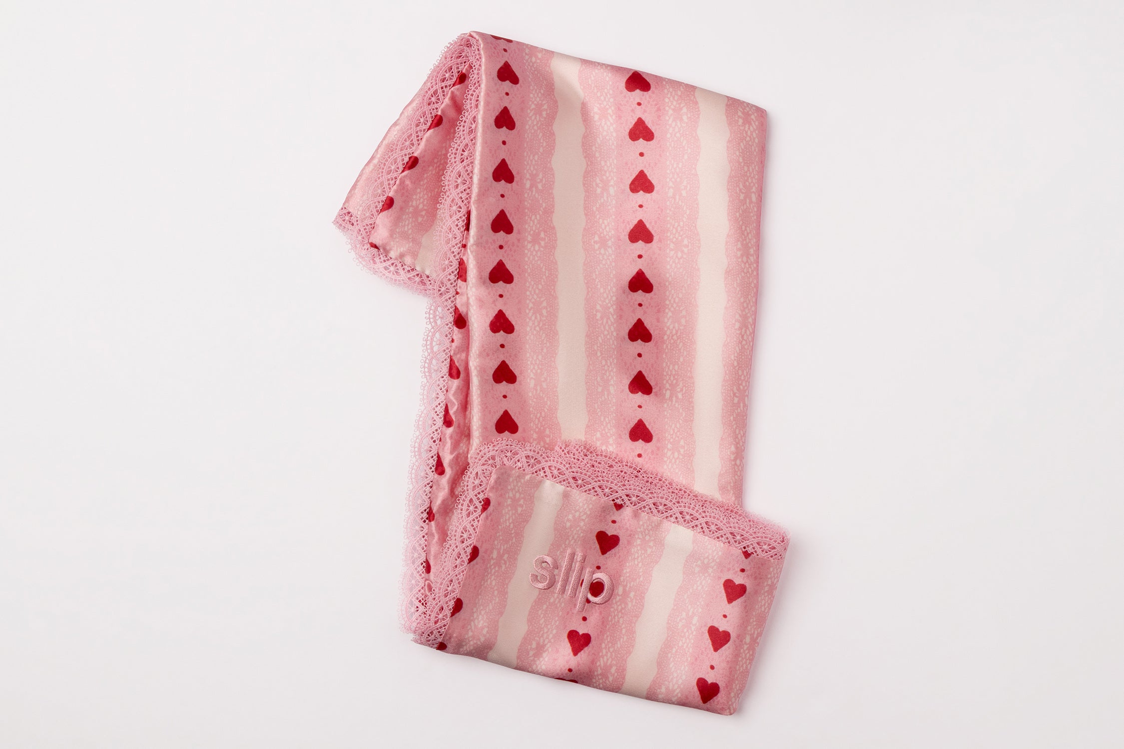 Sweetie Queen Zippered Pillowcase with Lace Trim – Slip