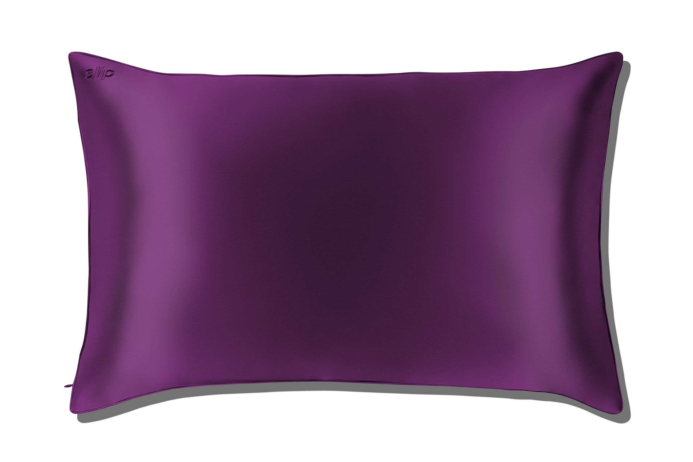 SLIP PURE SILK PILLOWCASE - GRAPE - QUEEN - ZIPPERED – Slip