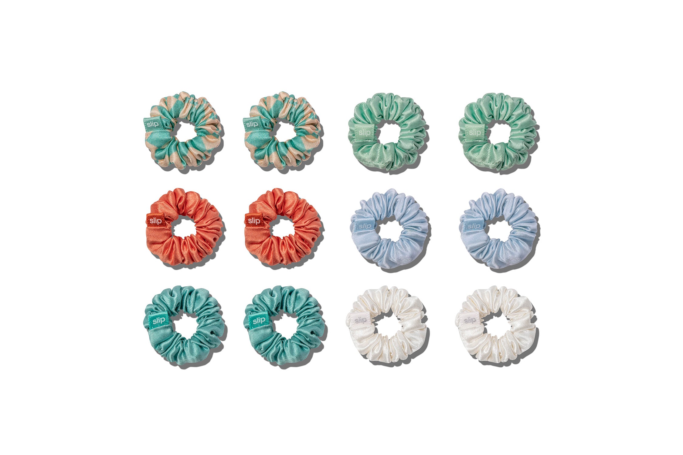 Slip Silk Minnie Scrunchies - French Rose