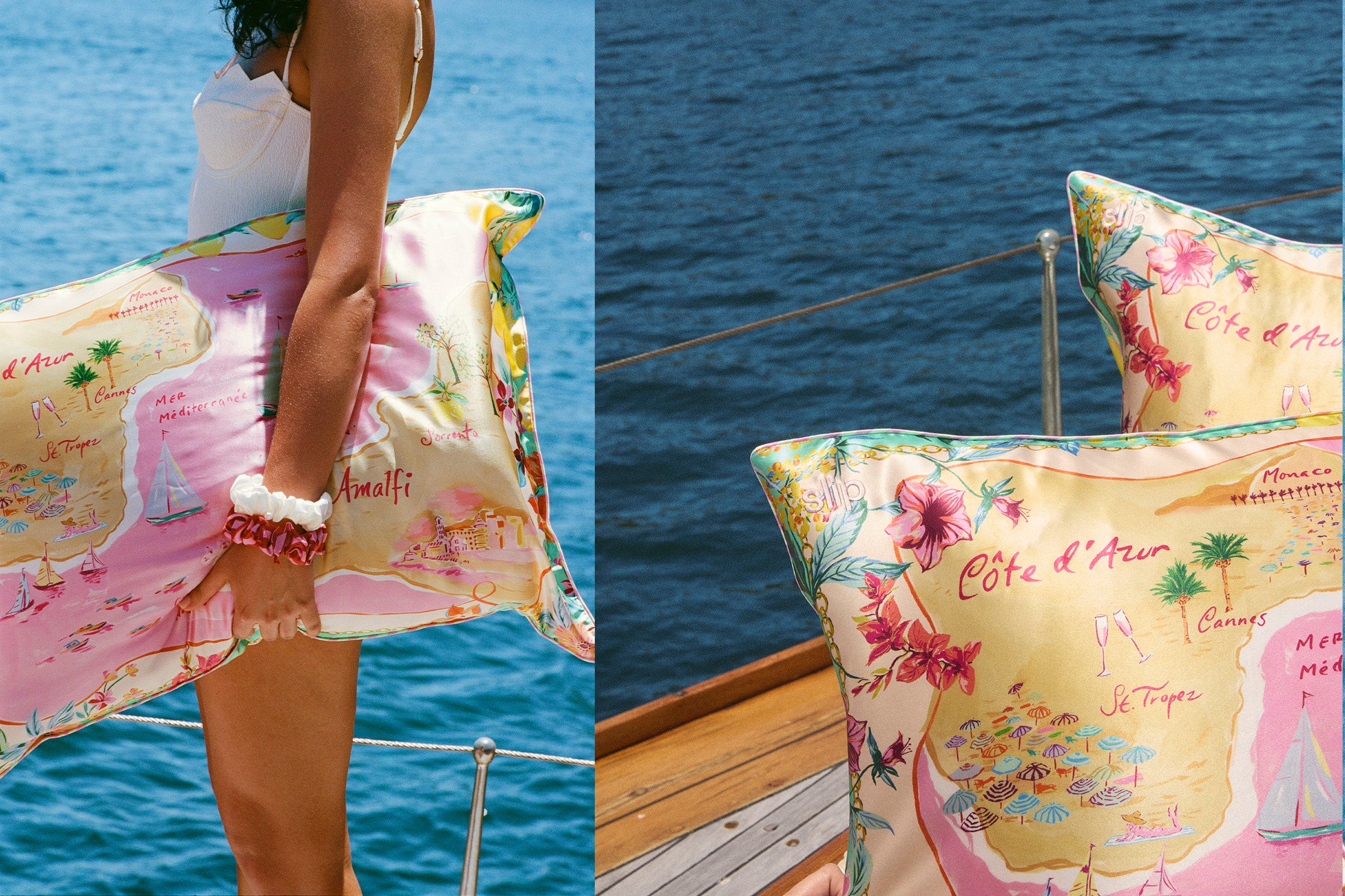 Beach Club Queen Zippered Pillowcase – Slip