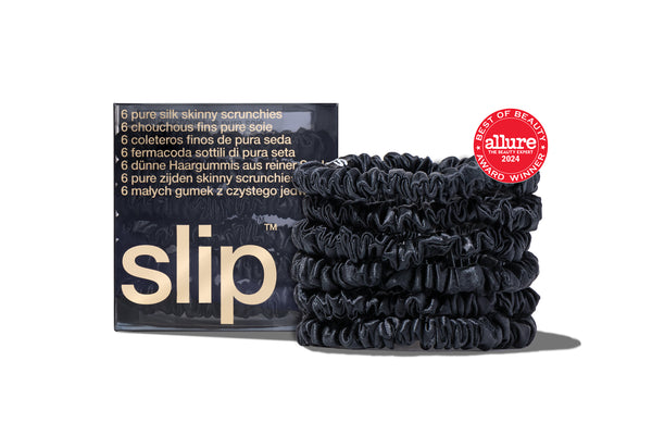 Black Skinny Scrunchies
