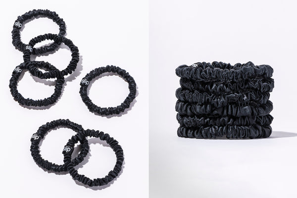 Black Skinny Scrunchies
