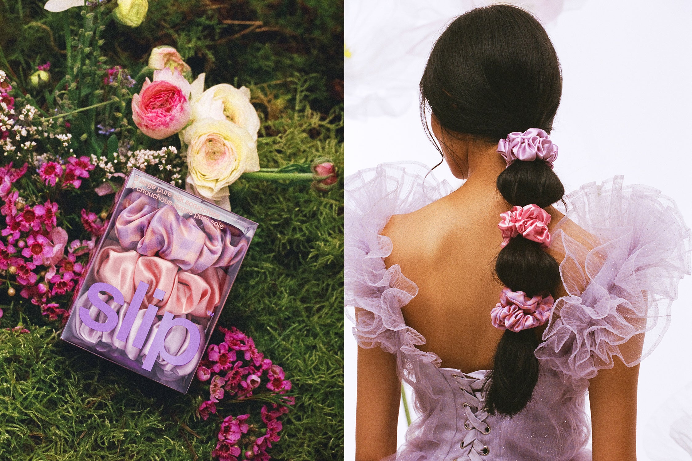 Belleflower Large Scrunchies – Slip