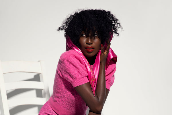 slip x alice + olivia Spring Time Hair Wrap