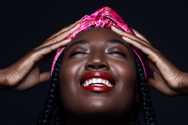 slip x alice + olivia Spring Time Hair Wrap