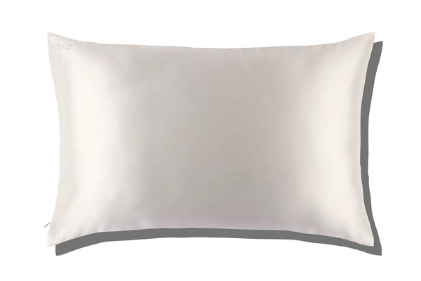 SLIP Silk Pure Silk Queen Pillowcase, White, Queen (20 x 30 Inch)