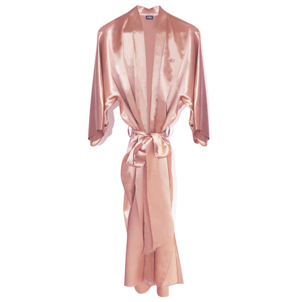 Pink Long Robe – Slip